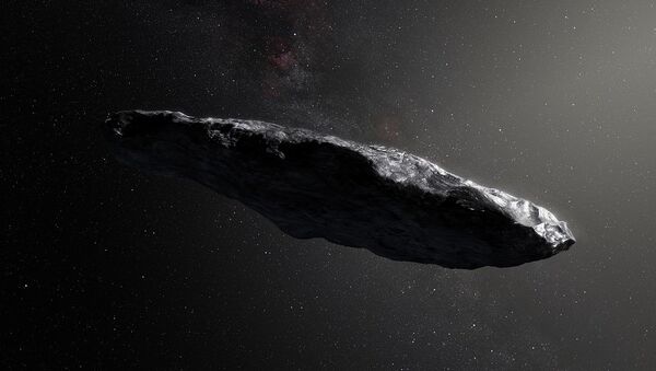 Imagem de asteroide Oumuamua - Sputnik Brasil