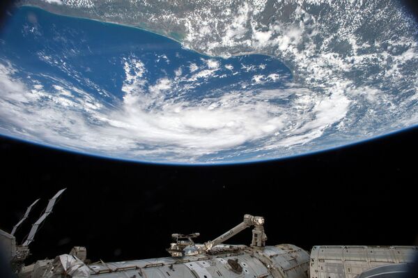 Foto da Terra captada pelo astronauta Scott Kelly - Sputnik Brasil