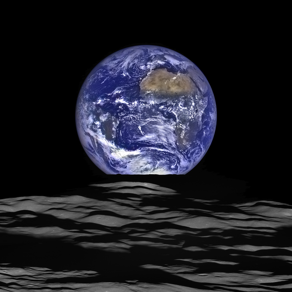 Vista da Terra a partir da Lua - Sputnik Brasil