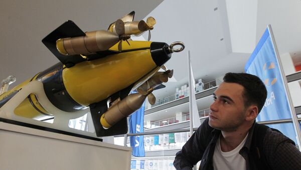 Maquete de submersível não tripulado russo - Sputnik Brasil