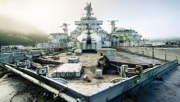 Cemitério de navios militares descoberto pelo fotógrafo Bob Thissen - Sputnik Brasil