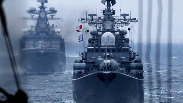 Manobras navais russo-chinesas em Vladivostok - Sputnik Brasil