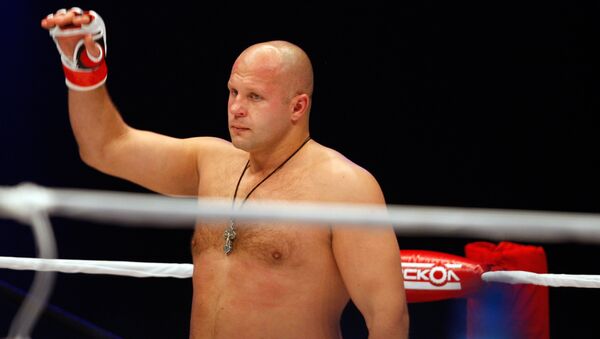 Fedor Emelianenko, lutador russo do MMA. - Sputnik Brasil
