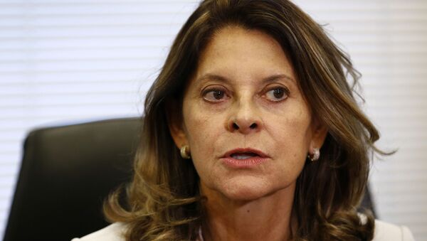 Marta Lucía Ramírez, vice-presidenta de Colombia - Sputnik Brasil