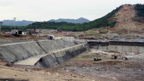 Construção de represa na Etiópia - Sputnik Brasil