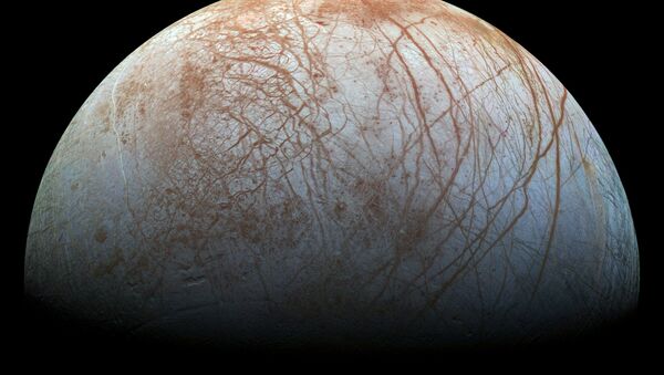Imagem do Europa, satélite de Júpiter - Sputnik Brasil