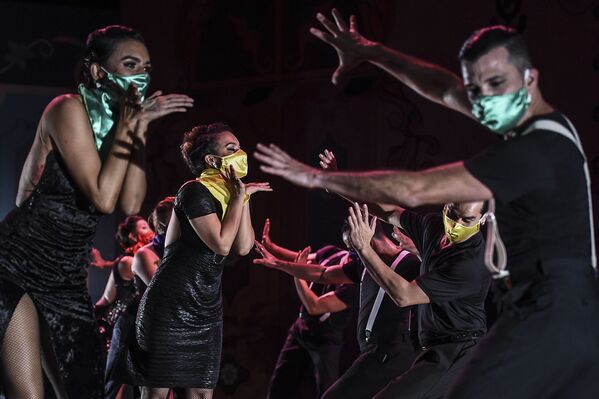 Dançarinos realizam apresentação no XIV Festival Internacional de Tango no Museu Metropolitano, na Colômbia - Sputnik Brasil