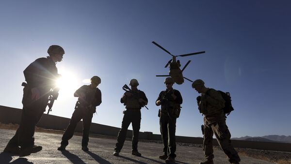 Soldados dos Estados Unidos na província de Logar, no Afeganistão - Sputnik Brasil