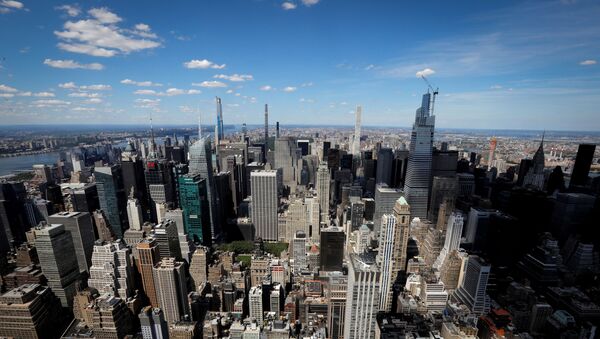Linha do horizonte de Manhattan segundo vista desde o Empire State Building - Sputnik Brasil