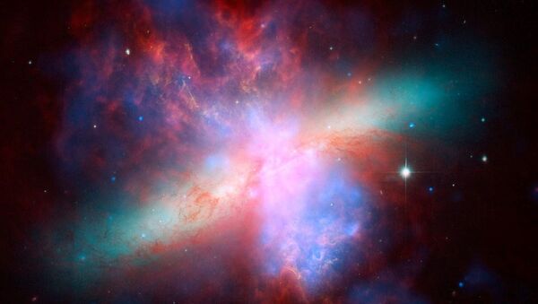 Imagem de galáxia espiral - Sputnik Brasil