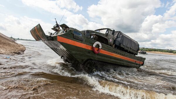 Competição militar Open Water - Sputnik Brasil