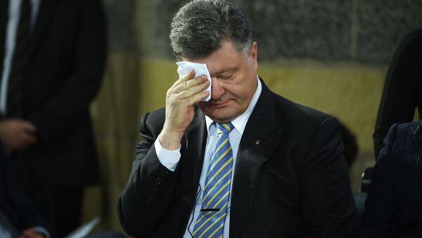 Ukrainian President Petro Poroshenko - Sputnik Brasil