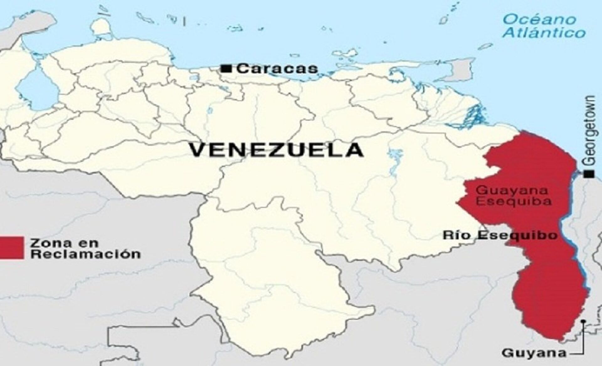 Território de Essequibo, área sob disputa entre Guiana e Venezuela - Sputnik Brasil, 1920, 05.01.2022