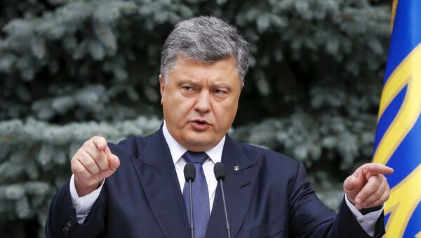 Presidente da Ucrânia, Pyotr Poroshenko - Sputnik Brasil