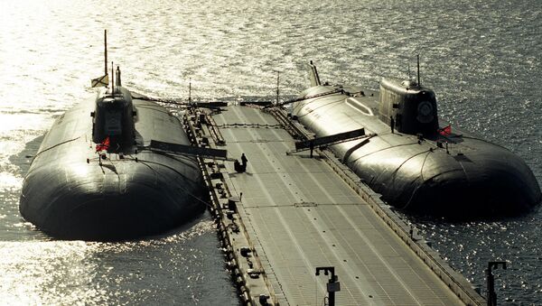 Submarinos nucleares ancorados. - Sputnik Brasil
