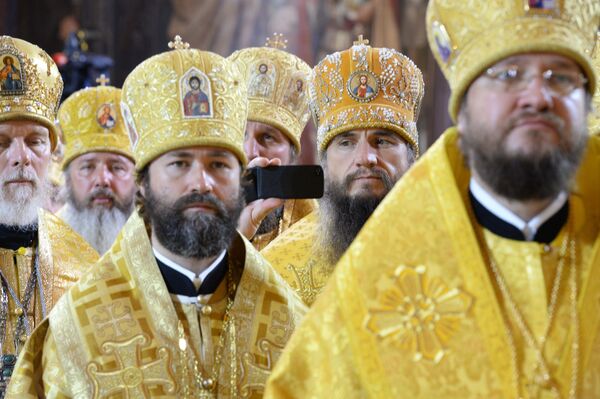 Missa patriarcal  pela ocasião de 1000 anos da morte do príncipe Vladimir I - Sputnik Brasil