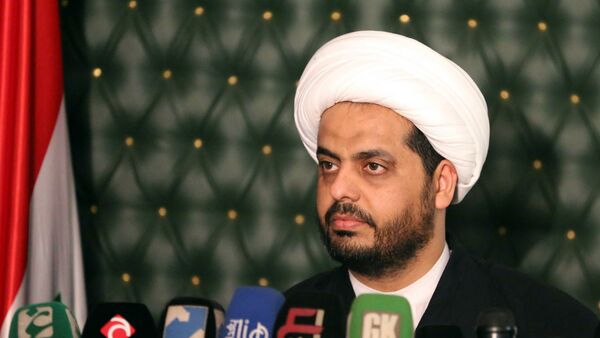 Qais al-Khazali, líder da milícia xiita iraquiana Assaib Ahl al-Haq. - Sputnik Brasil