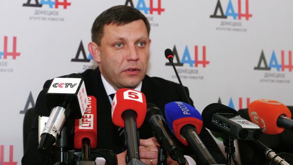 Head of the self-proclaimed Donetsk People's Republic (DPR) Alexander Zakharchenko - Sputnik Brasil