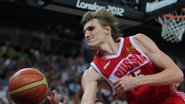 Andrei Kirilenko, astro do basquete russo em Londres-2012. - Sputnik Brasil