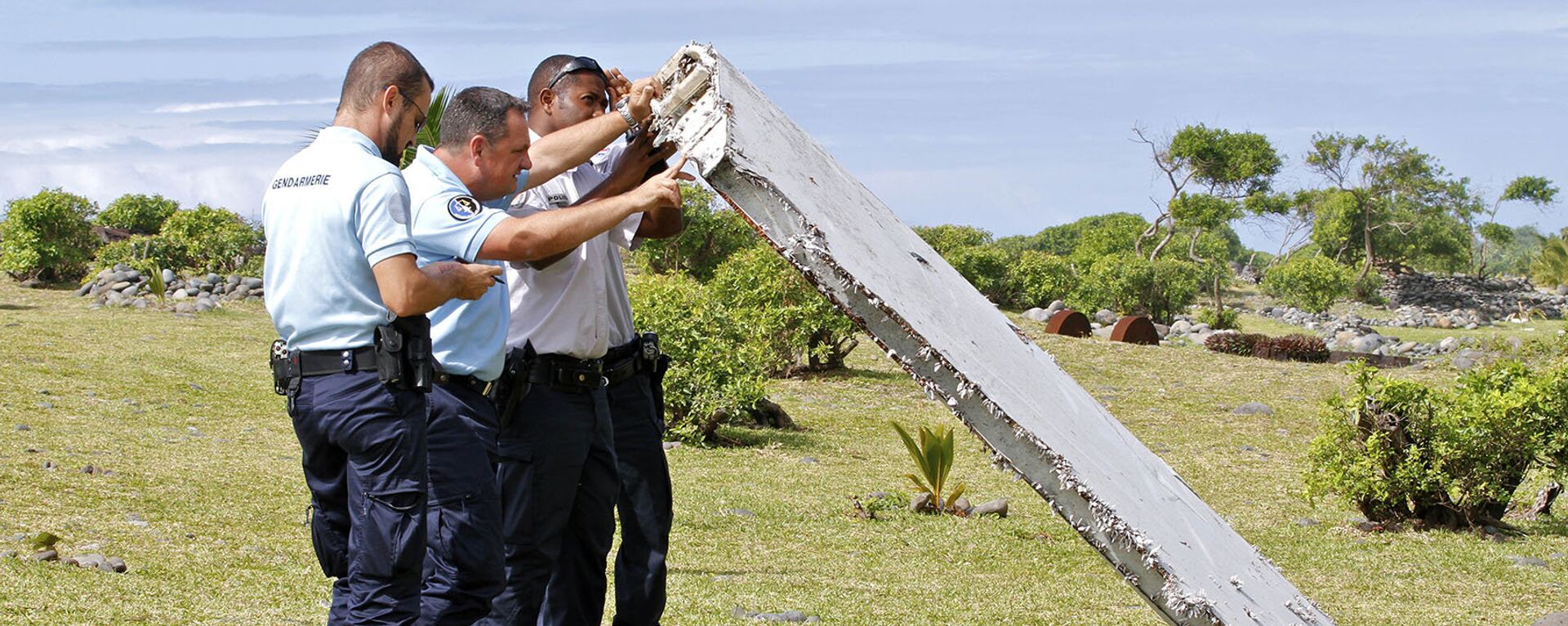 Pedaço da asa do Boeing 777 da Malaysia Airlines encontrado na ilha La Réunion. - Sputnik Brasil, 1920, 26.01.2022