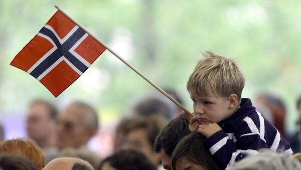 Bandeira da Noruega. - Sputnik Brasil
