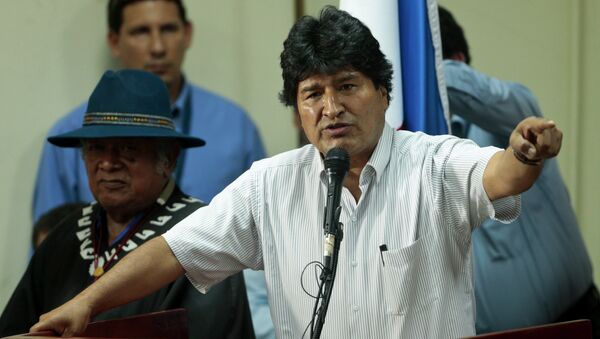Evo Morales - Sputnik Brasil