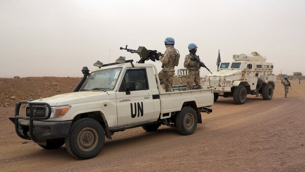 Forças de paz da ONU no Mali durante patrulha em Kidal - Sputnik Brasil