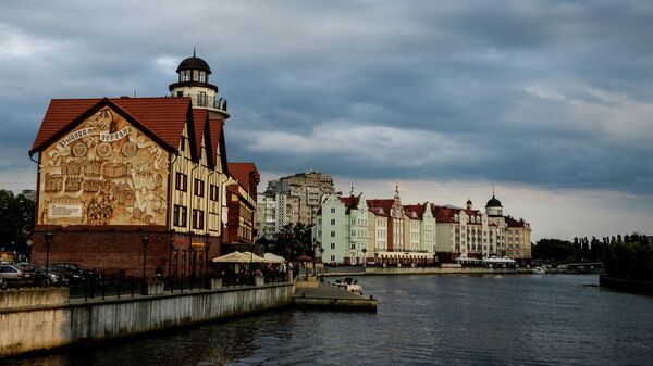 Cidade de Kaliningrado, exclave russo entre a Polônia e a Lituânia à beira do mar Báltico - Sputnik Brasil