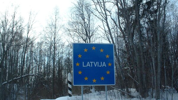 Fronteira da Letônia - Sputnik Brasil