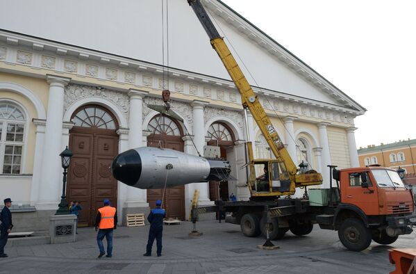 Uma réplica da Tsar Bomba termonuclear será exibida na sala central de exposições Manezh de Moscou - Sputnik Brasil