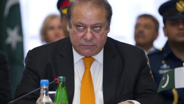 Primeiro-ministro do Paquistão Nawaz Sharif - Sputnik Brasil