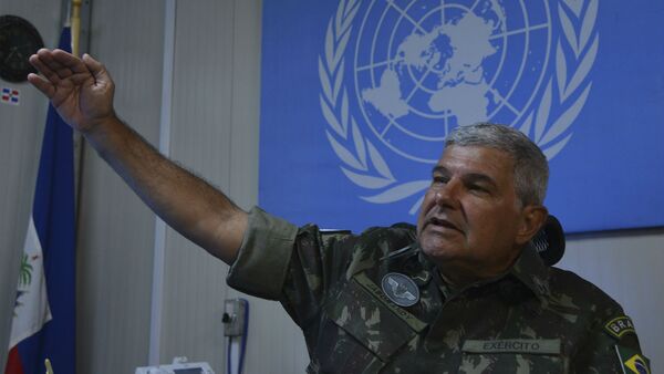 General José Luiz Jaborandy Júnior, comandante da Força Militar da Missão das Nações Unidas para a Estabilização no Haiti (Minustah). - Sputnik Brasil