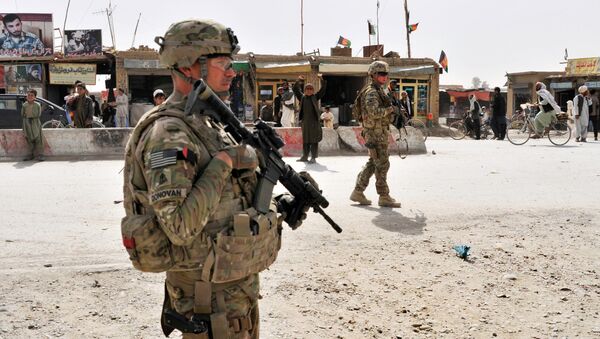 Soldado das tropas norte-americanas na província de Candaar, Afeganistão - Sputnik Brasil