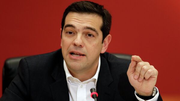Alexis Tsipras, chefe do partido grego de esquerda Syriza - Sputnik Brasil