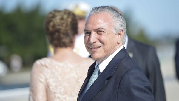 O vice-presidente do Brasil, Michel Temer - Sputnik Brasil