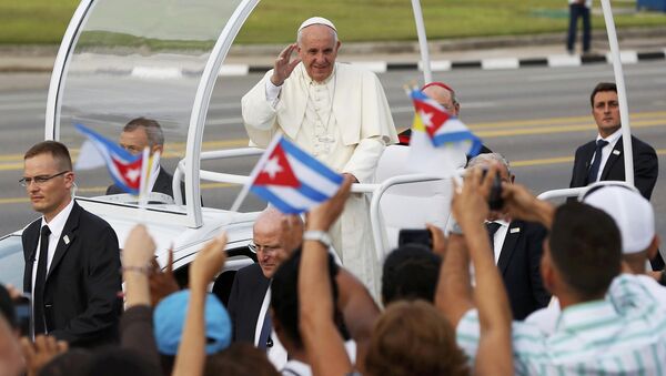 Papa Francisco em Cuba. - Sputnik Brasil