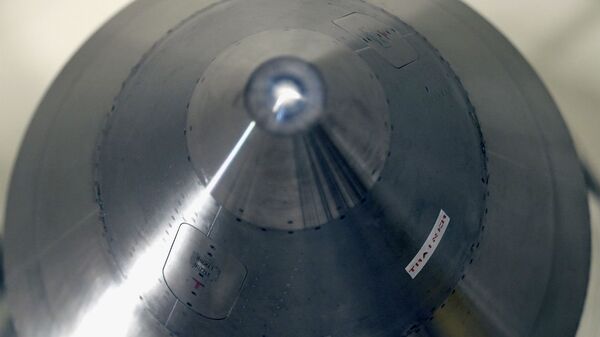 Cabeça de um míssil com ogiva nuclear. - Sputnik Brasil
