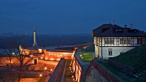 Kalemegdan Fortress at Night - Belgrade, Serbia - Sputnik Brasil