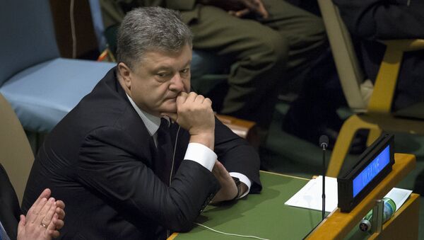 Petró Poroshenko, presidente de Ucrania - Sputnik Brasil