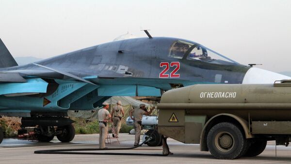 Su-34 na Síria - Sputnik Brasil