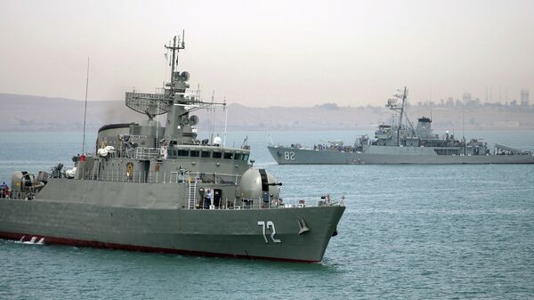 Navios de guerra da Marinha do Irã - Sputnik Brasil