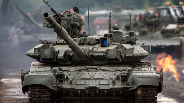 Tanque T-90 russo (foto de arquivo) - Sputnik Brasil