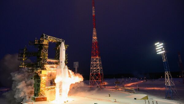 Russia’s heavy-lift Angara-A5 rocket before its first orbital launch at the Plesetsk Cosmodrome, Arkhangelsk Region - Sputnik Brasil