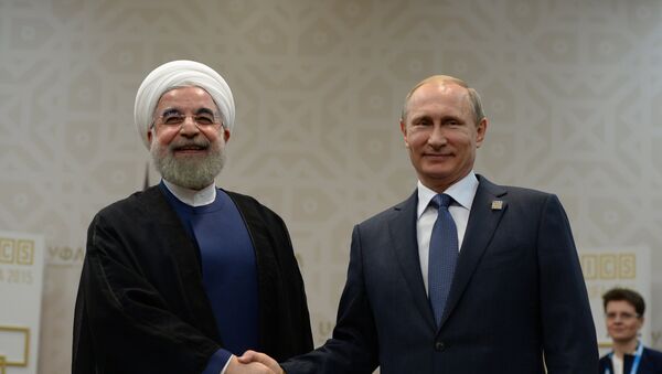 Беседа Президента Российской Федерации Владимира Путина с Президентом Ирана Хасаном Рухани - Sputnik Brasil