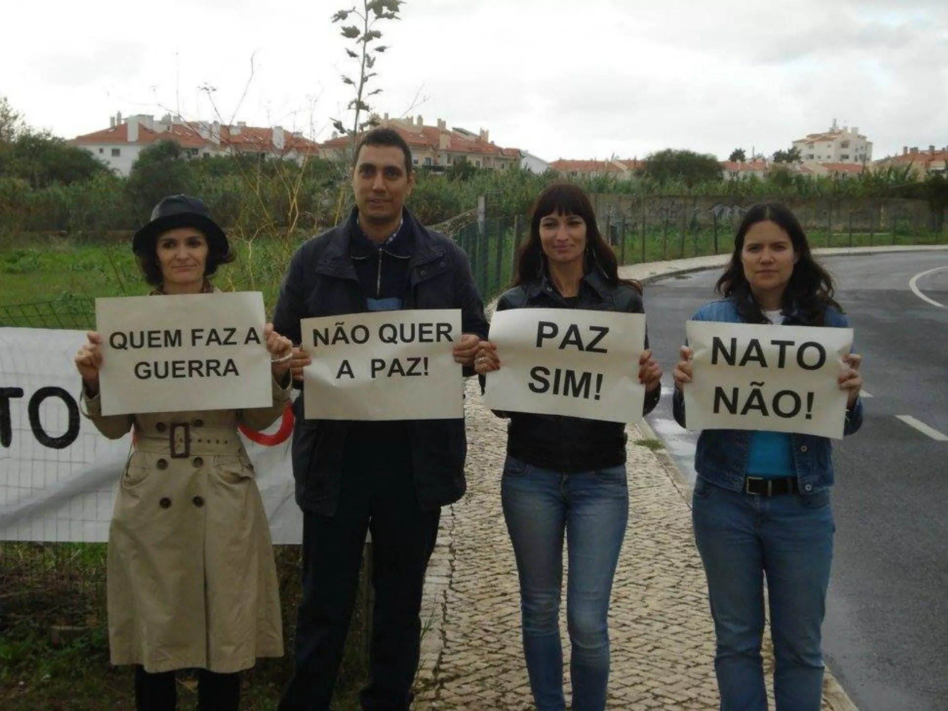 Manifestação contra OTAN em Portugal - Sputnik Brasil, 1920, 29.03.2024