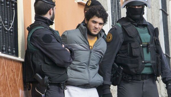 Um dos suspeitos detidos nesta semana pela polícia espanhola.  - Sputnik Brasil