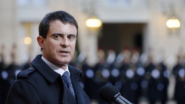 French Prime Minister Manuel Valls - Sputnik Brasil