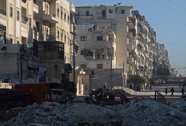 Vai levar muito tempo para restaurar Aleppo, Síria - Sputnik Brasil