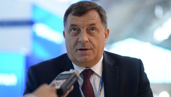 Presidente da República Sérvia (uma entidade no território da Bósnia e Herzegovina) Milorad Dodik - Sputnik Brasil