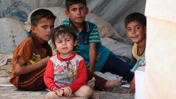 Crianças iraquianas da província de Andar, Iraque, 23 de agosto de 2015 - Sputnik Brasil